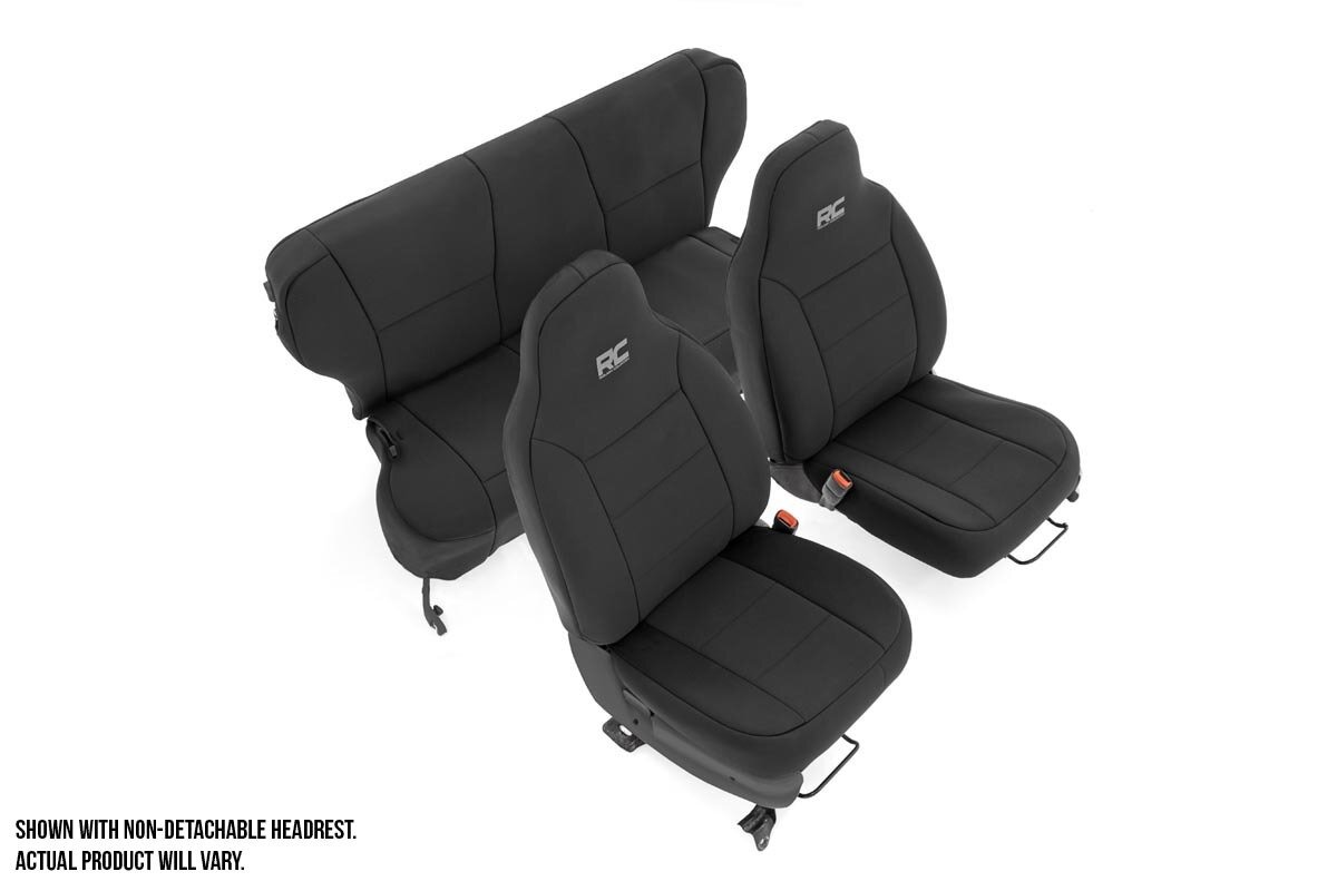 Seat Covers | Detachable Headrest FR & RR | Jeep Cherokee XJ (97-01)