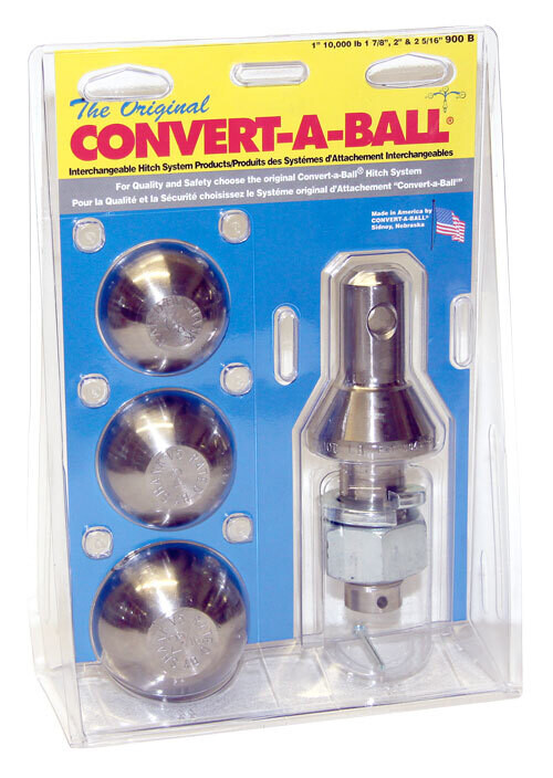 Convert-A-Ball 1" shank w/ 1-7/8, 2" & 2-5/16 Balls