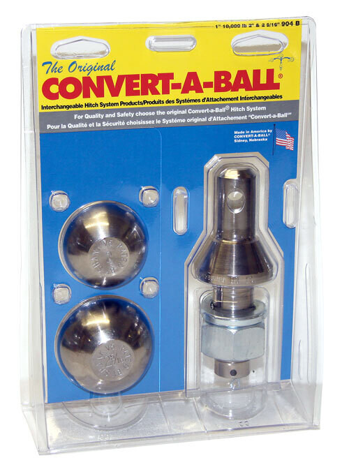 Convert-A-Ball 1" Shank w/ 2" & 2-5/16" Balls