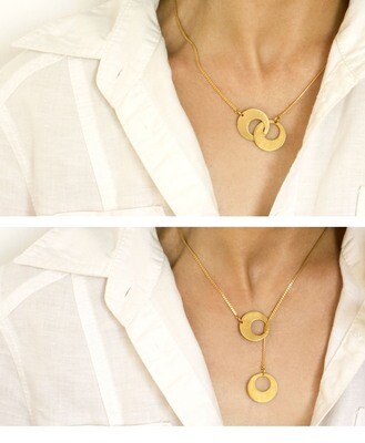 Circular -small Necklace-