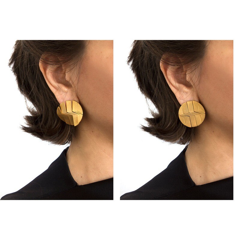 LIQUIFY CIRCLE Small Earrings