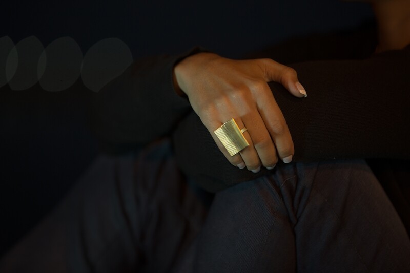 LIQUIFY square Ring
