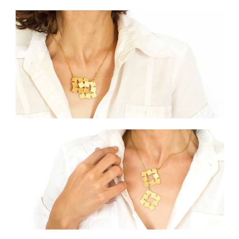 SQUARES Necklace.