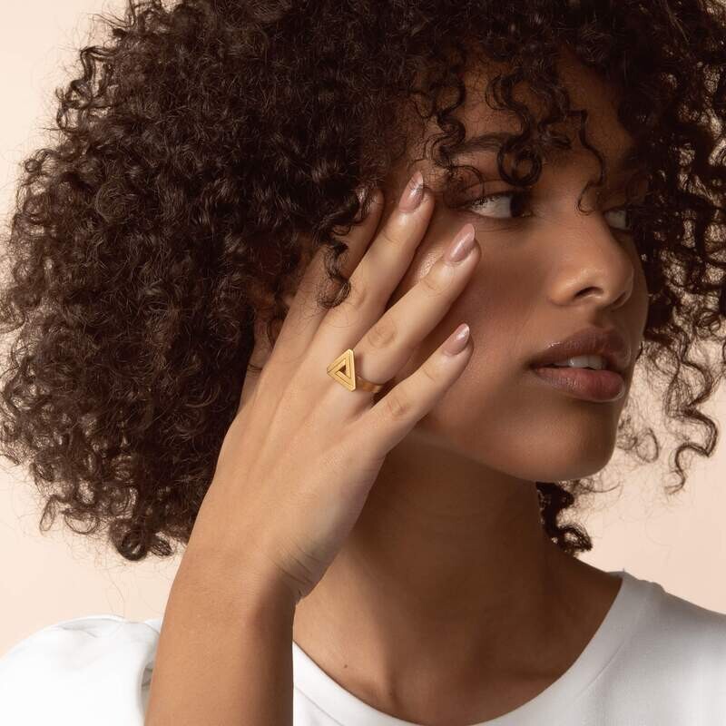 THE IMPOSSIBLE triangle ring