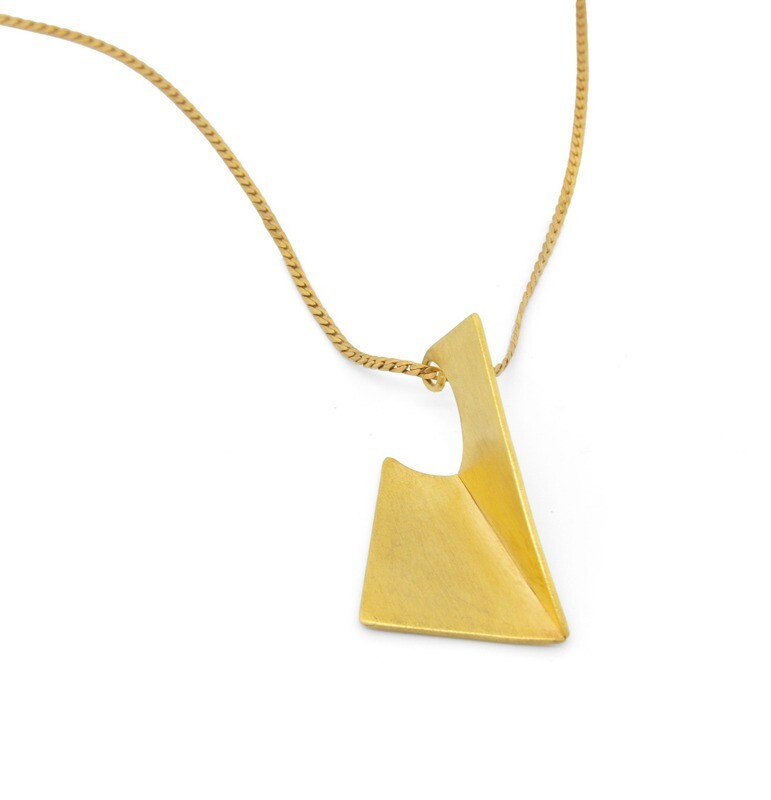 The Fold rectangle Pendant