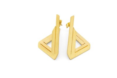 THE IMPOSSIBLE triangle Twisted earrings
