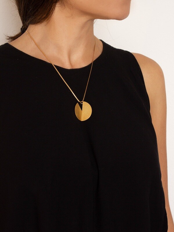 The Fold circle -Pendant-