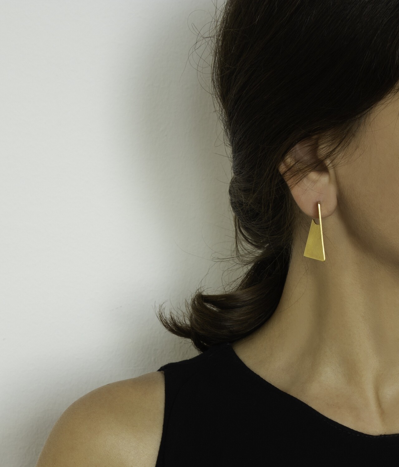The Fold Rectangle earrings