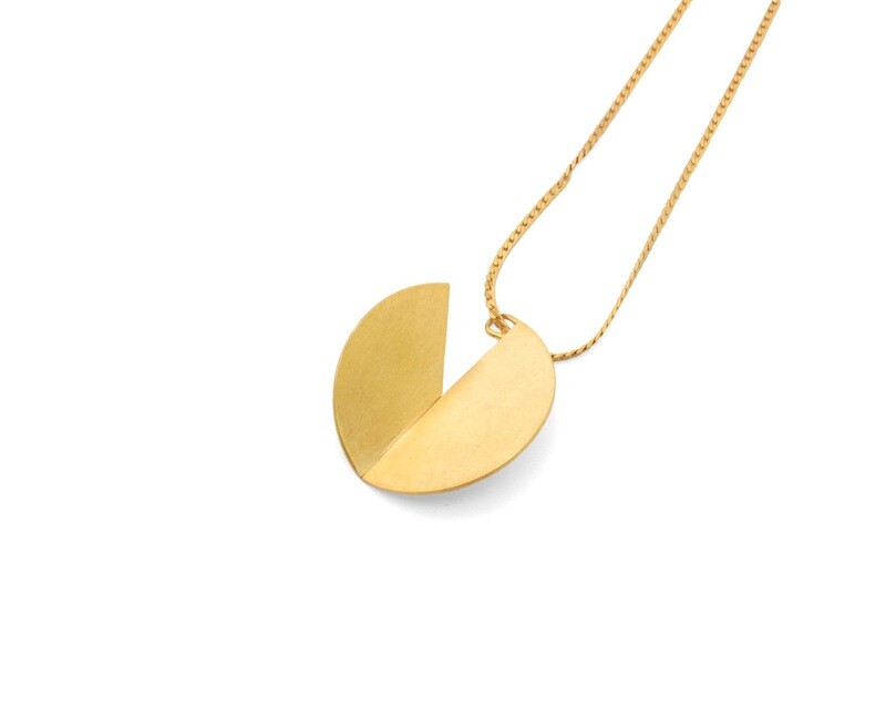 The Fold circle -Pendant-