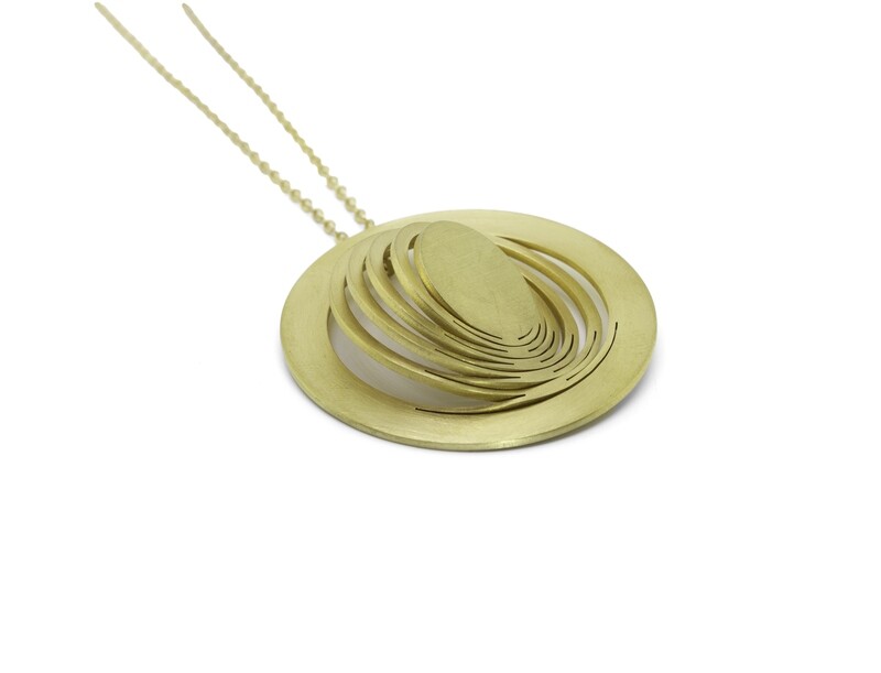 ORBITS -  circle pendant-