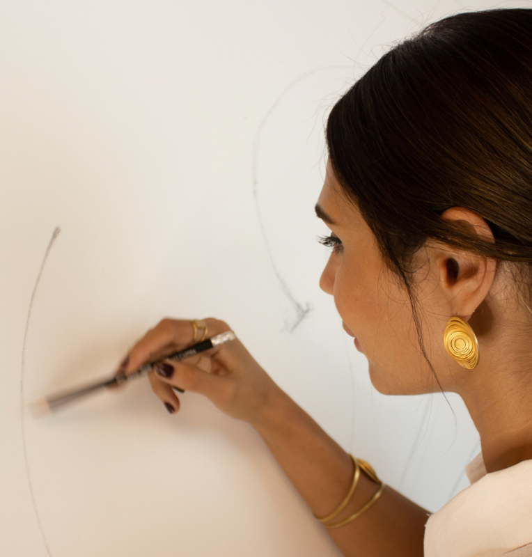 ORBITS - small circle earrings-
