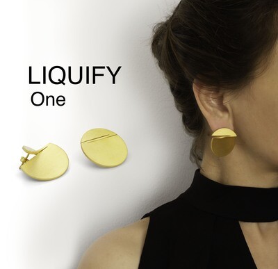 LIQUIFY -ONE- circle earrings LIQUIFY -ONE- circle earrings
