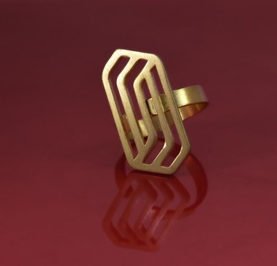 Dancing pattern-Ring-