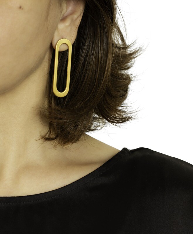 O Shape - Earrings-