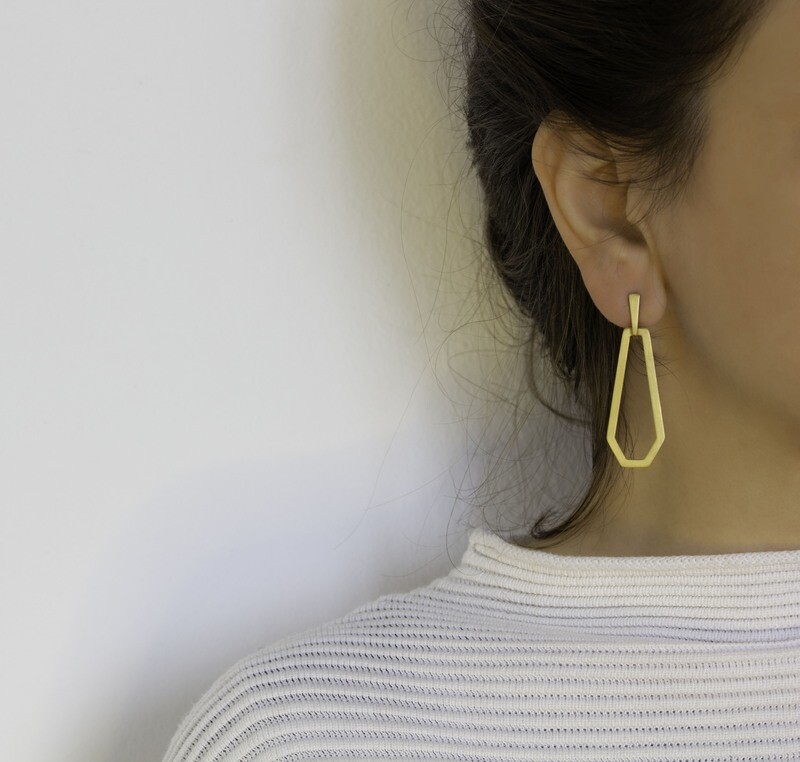 Hexagon - Earrings-