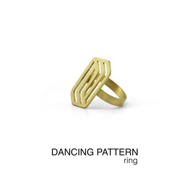 Dancing pattern-Ring-