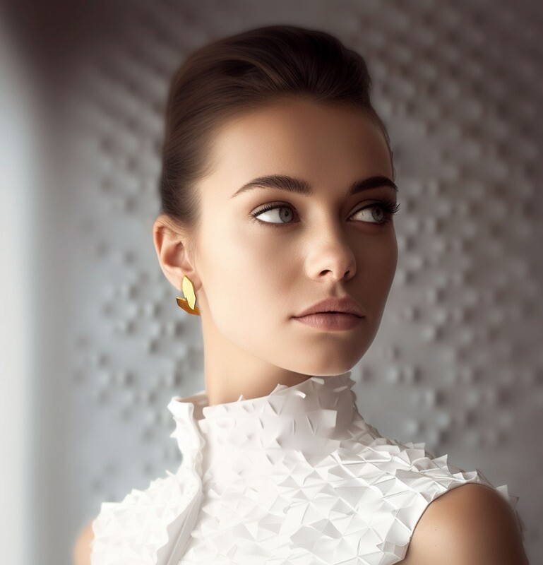Honeycomb - Small earrings-