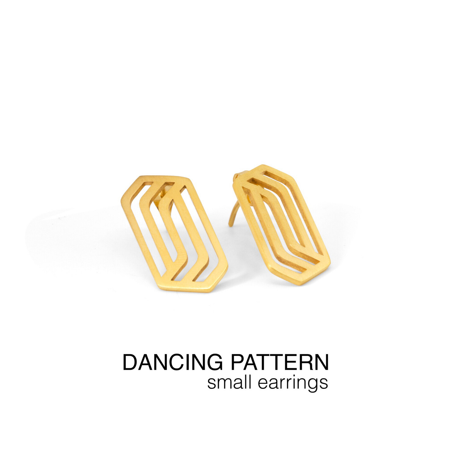 Dancing pattern- Small earrings-