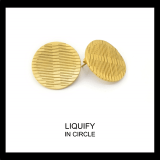 LIQUIFY classic circle Medium earrings