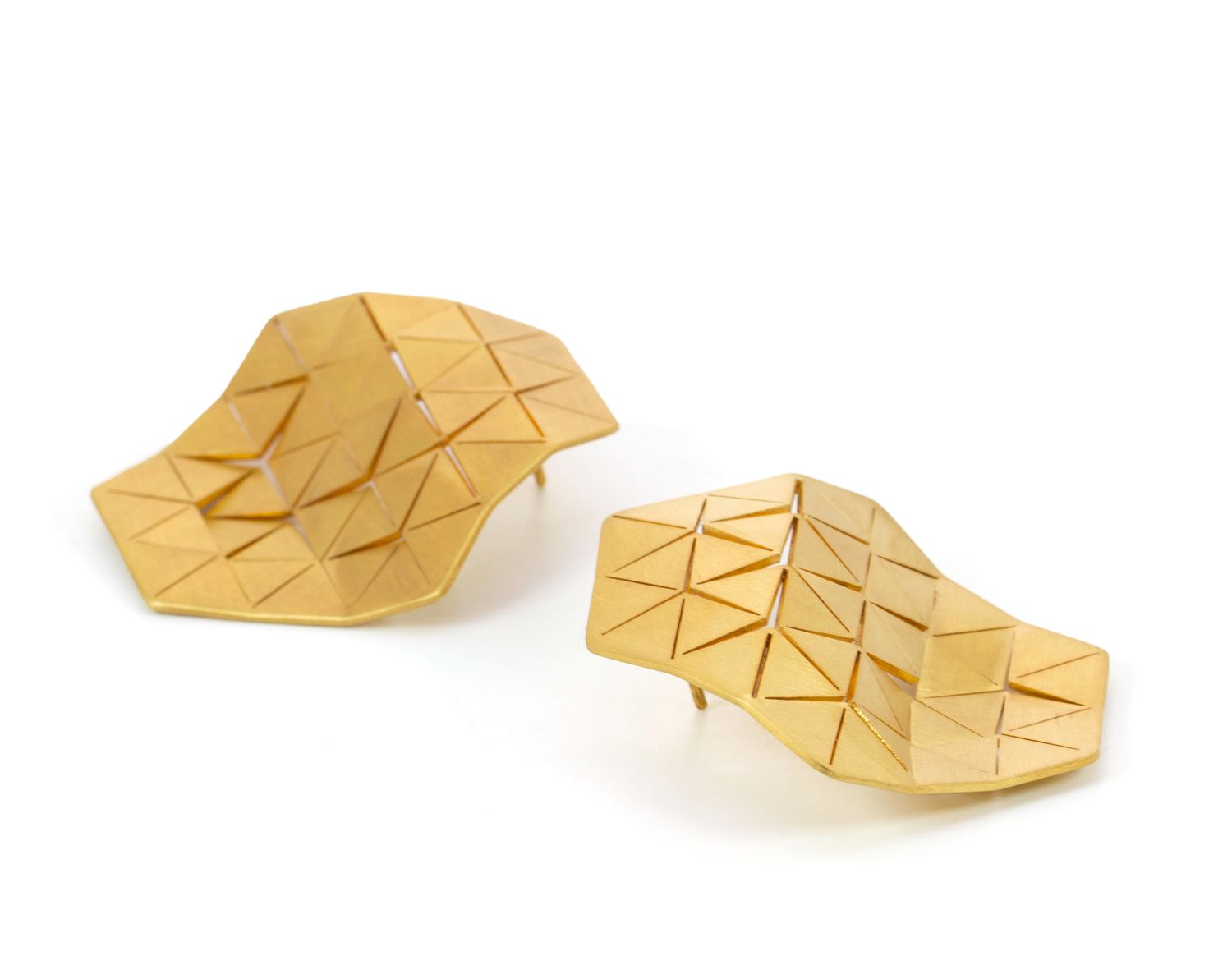 Triangulate- Large earrings-
