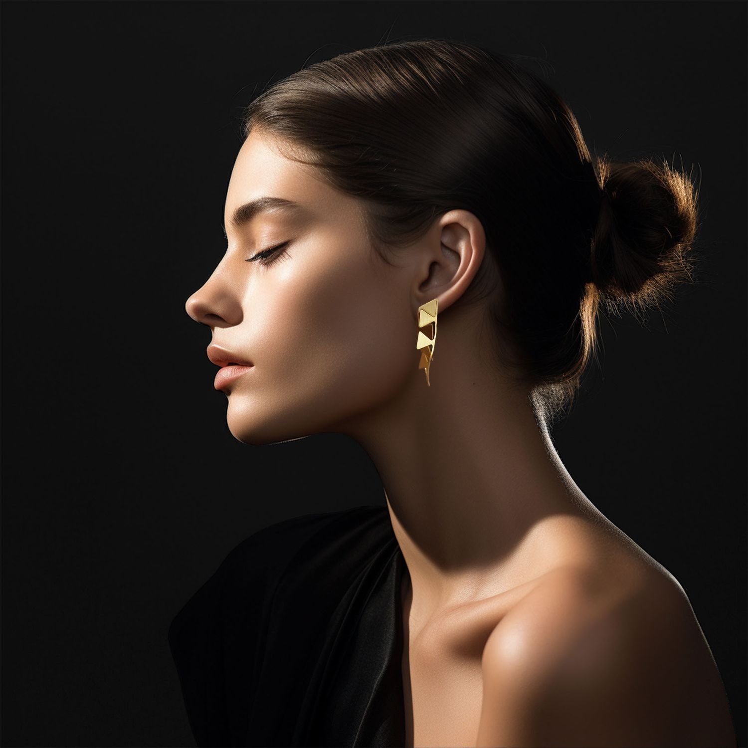 Triangulate- 7 triangles changeable earrings-