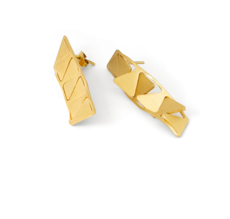 Triangulate- 7 triangles changeable earrings-
