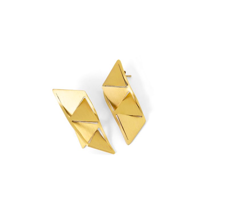 Triangulate- 4 triangles changeable earrings-