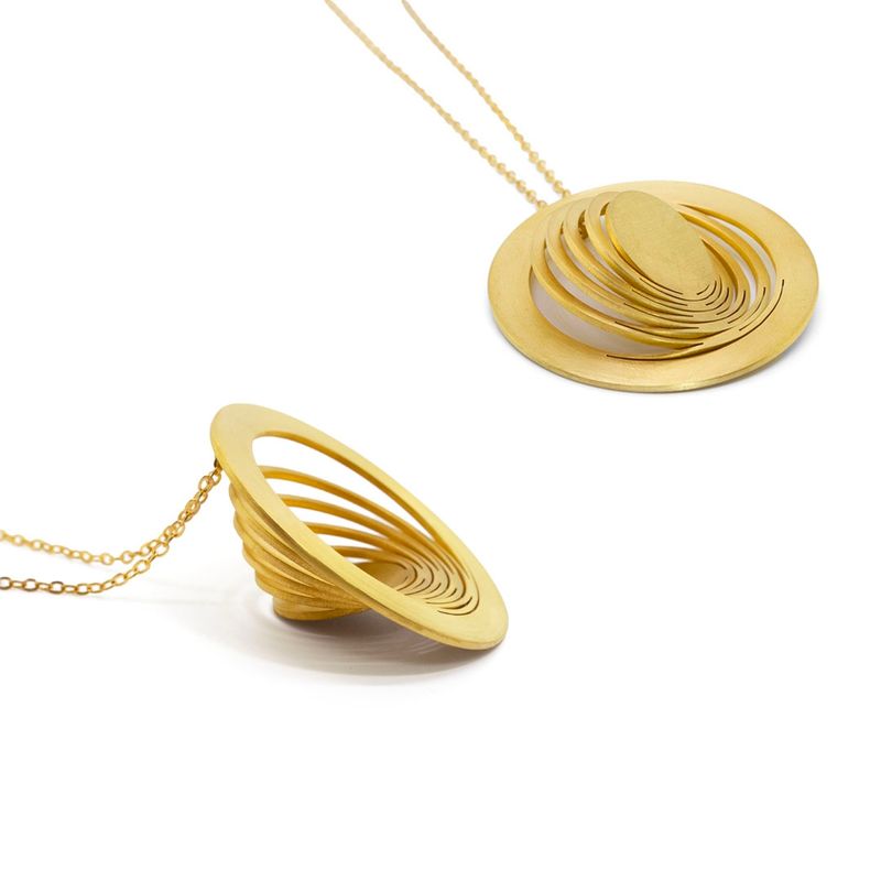 ORBITS -  circle pendant-