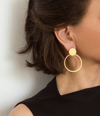 Solid &amp; Void- earrings