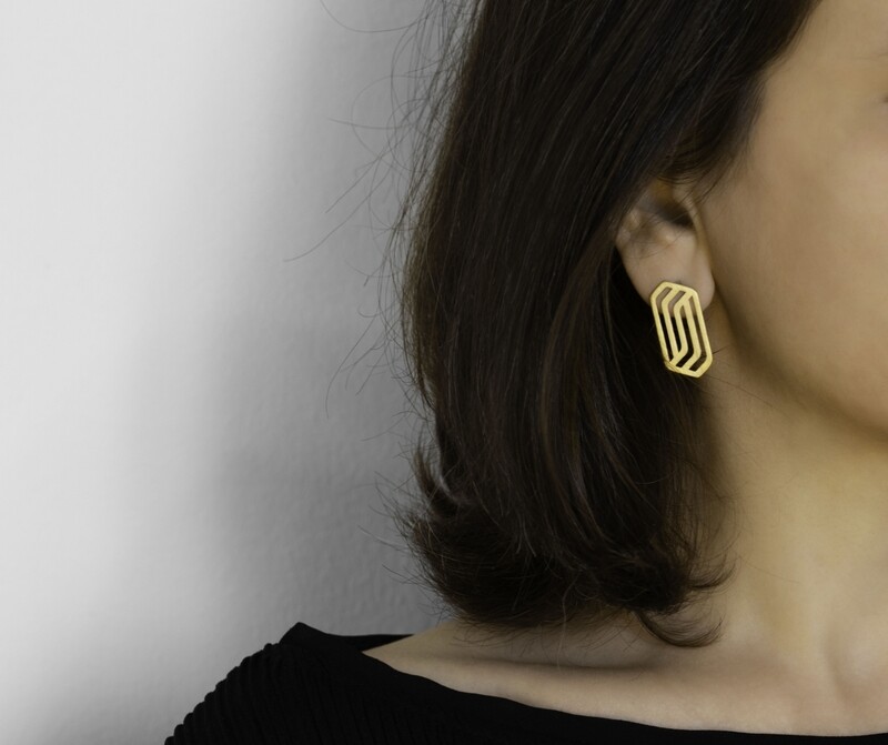 Dancing pattern- Small earrings-