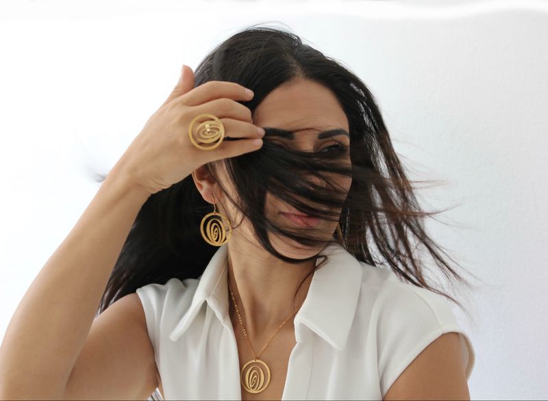 Trompe l'oeil Hoops ring - ring-