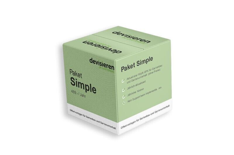 Paket Simple (CH Gartenbau)