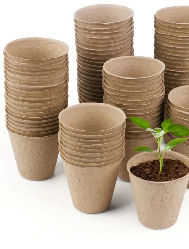 %100 Biodegradable Pots