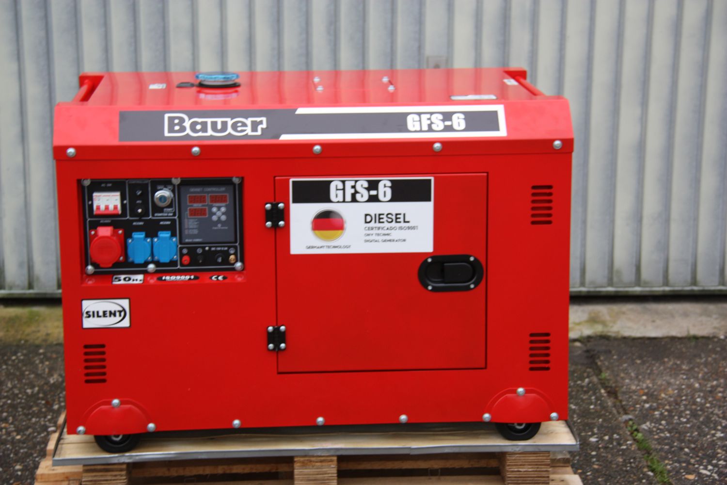 Notstromaggregat Stromaggregat - Bauer GFS 6 KW 230/400 Volt ATS