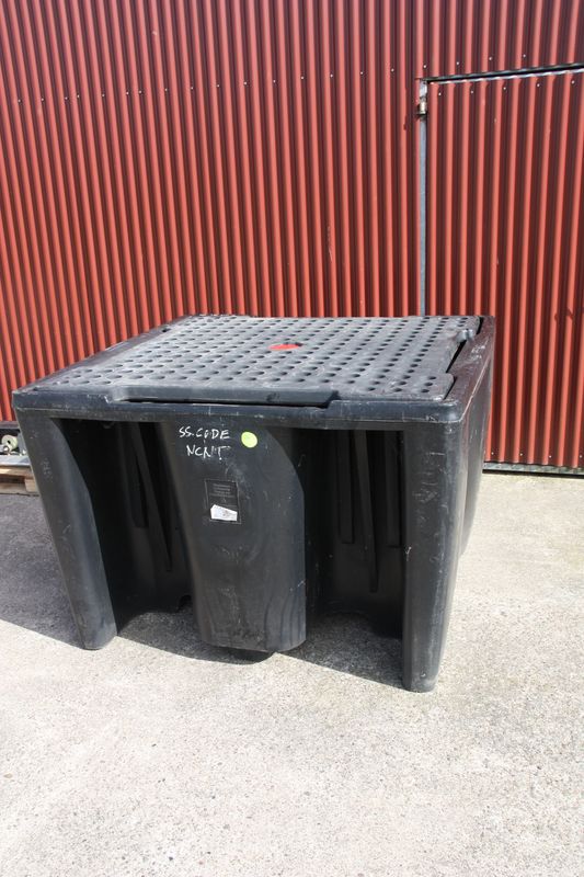 Auffangpalette für IBC Container mit Plattform, Auffangwanne IBC
