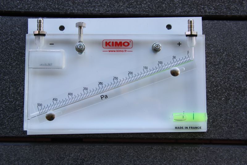 KIMO Schrägrohrmanometer Serie MG 0-500 Pa neu unbenutzt
