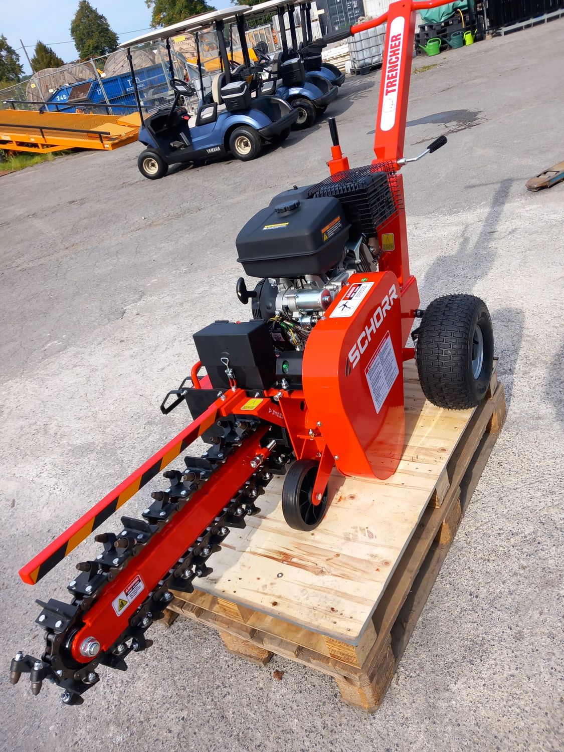 Grabenfräse RR600GF Schachtfräse 12,4 PS 420 ccm E-Start Grabenfräse RR600GF Schachtfräse 12,4 PS 420 ccm E-Start