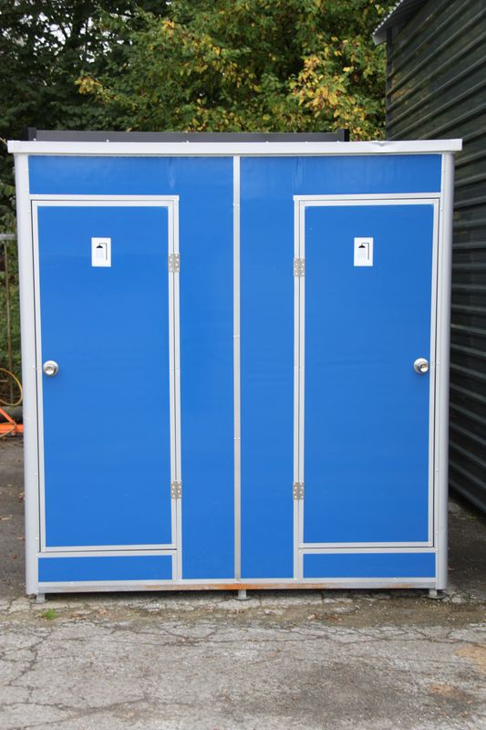 Sanitärcontainer Duschcontainer Doppeldusche Campingdusche