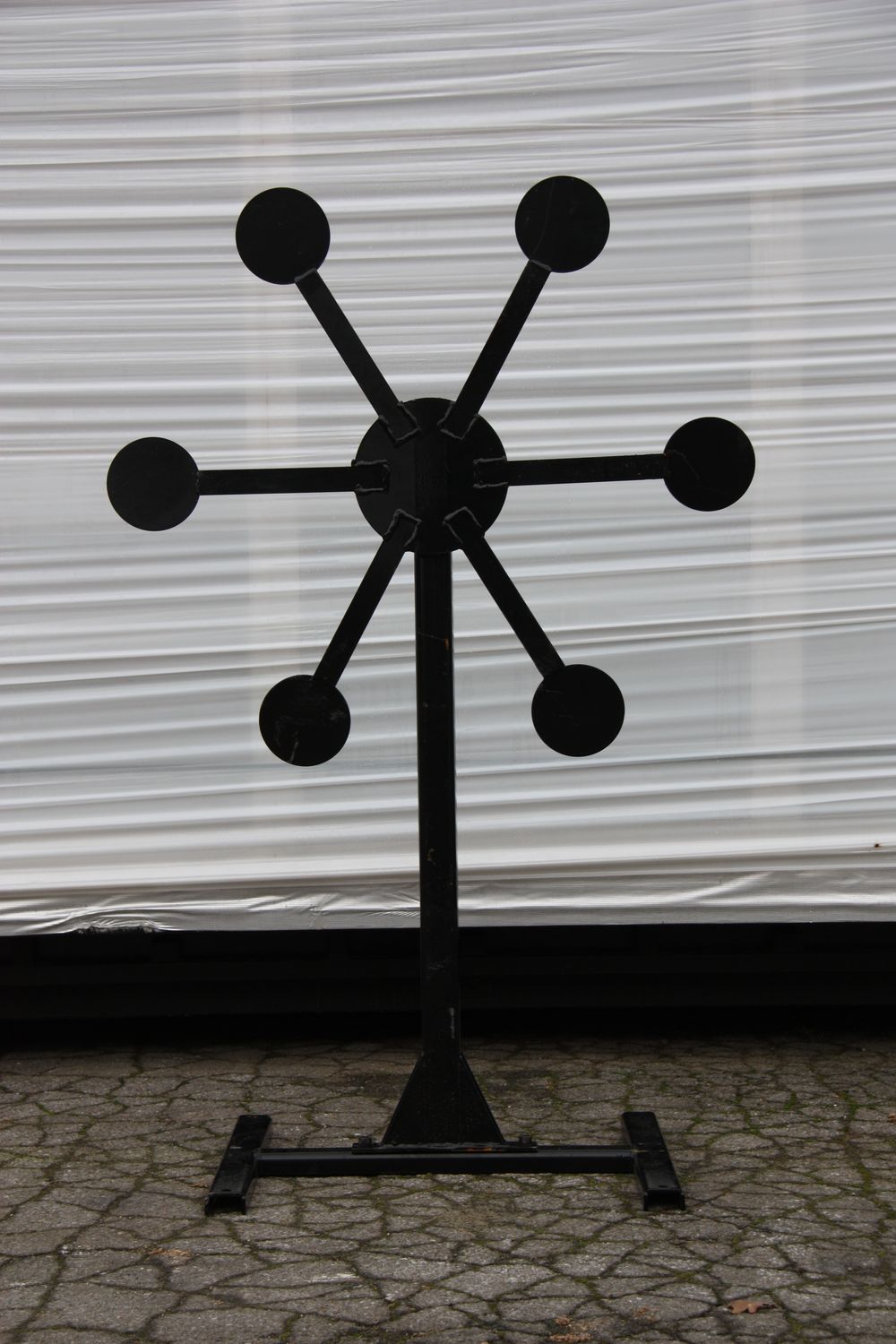 Schießziel in Windmühlenform Schießziel in Windmühlenform