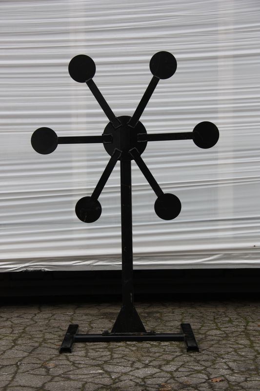 Schießziel in Windmühlenform
