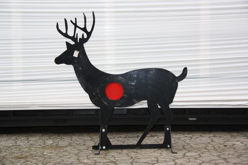Schießziel in Hirschform Schießscheibe Hirsch