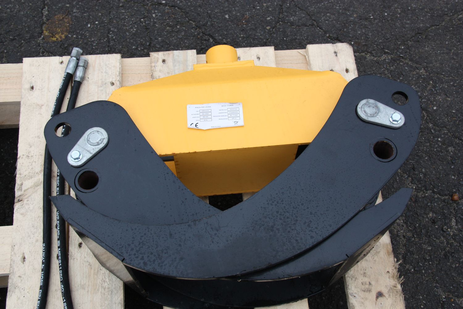 Holzzange Stammgreifer Holzgreifer inkl. Rotator  Minibagger