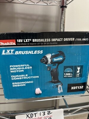 Makita XDT13Z 18V LXT Li-Ion Brushless Cordless Impact Driver (Tool Only)