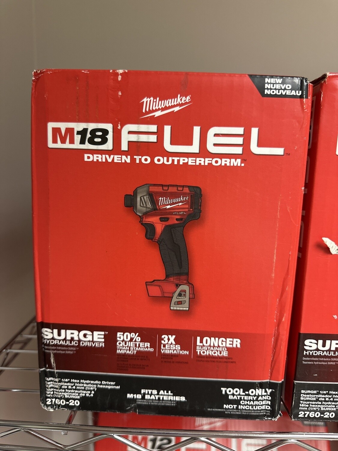 *NEW* Milwaukee M18 FUEL 2760-20 Surge 1/4&quot; 18V Hex Hydraulic Driver (Tool Only)
