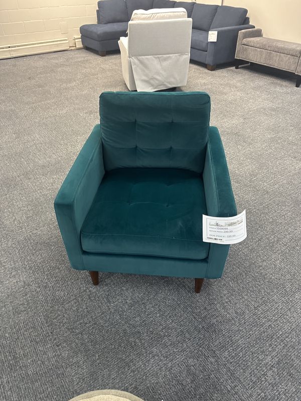 DIANI FABRIC CHAIR TEAL