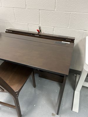 STAKMORE WOOD FOLDNG DESK - 1