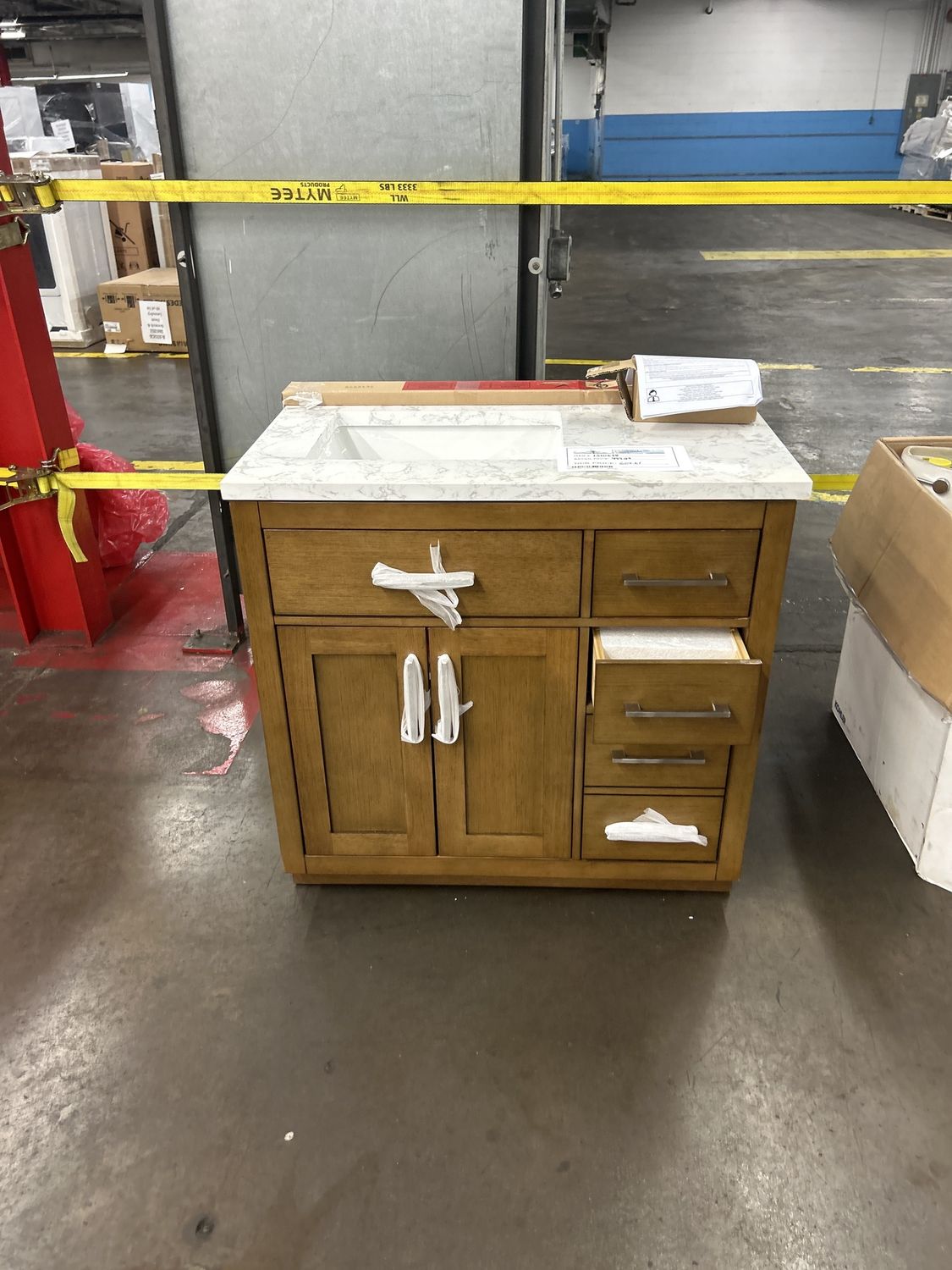 ALONSO VANITY 36 BROWN