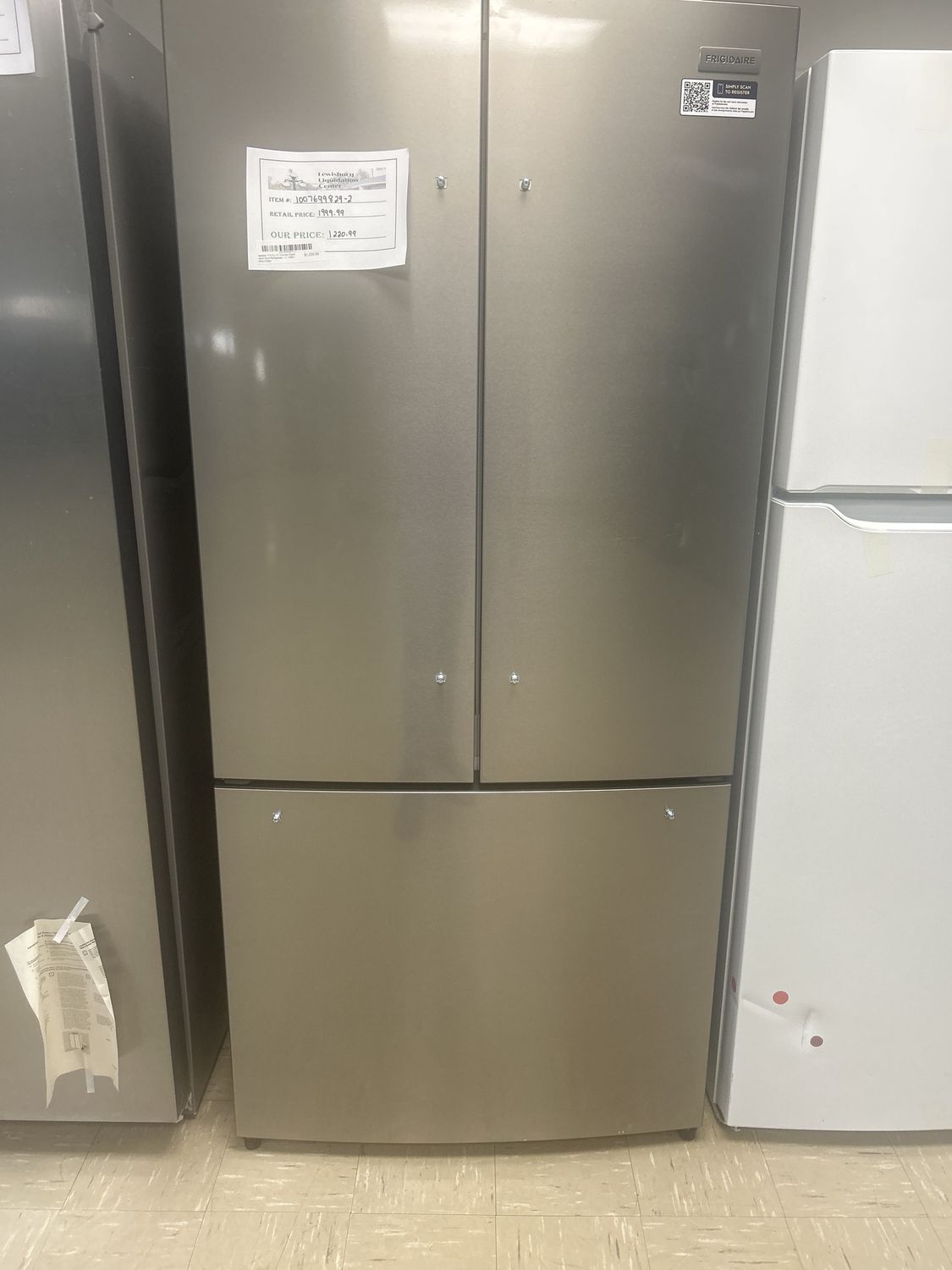 Frigidaire 17.6 Cu. Ft. Counter-Depth French Door Refrigerator - 2