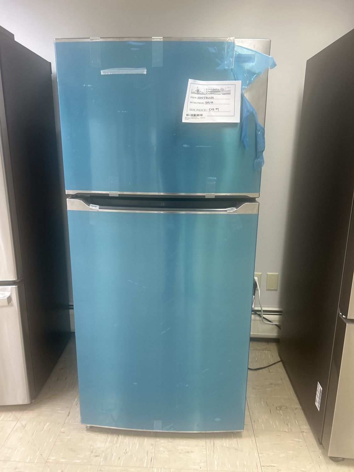 Frigidaire 18 Cu. Ft. Garage Ready Top Freezer Refrigerator in Stainless Steel