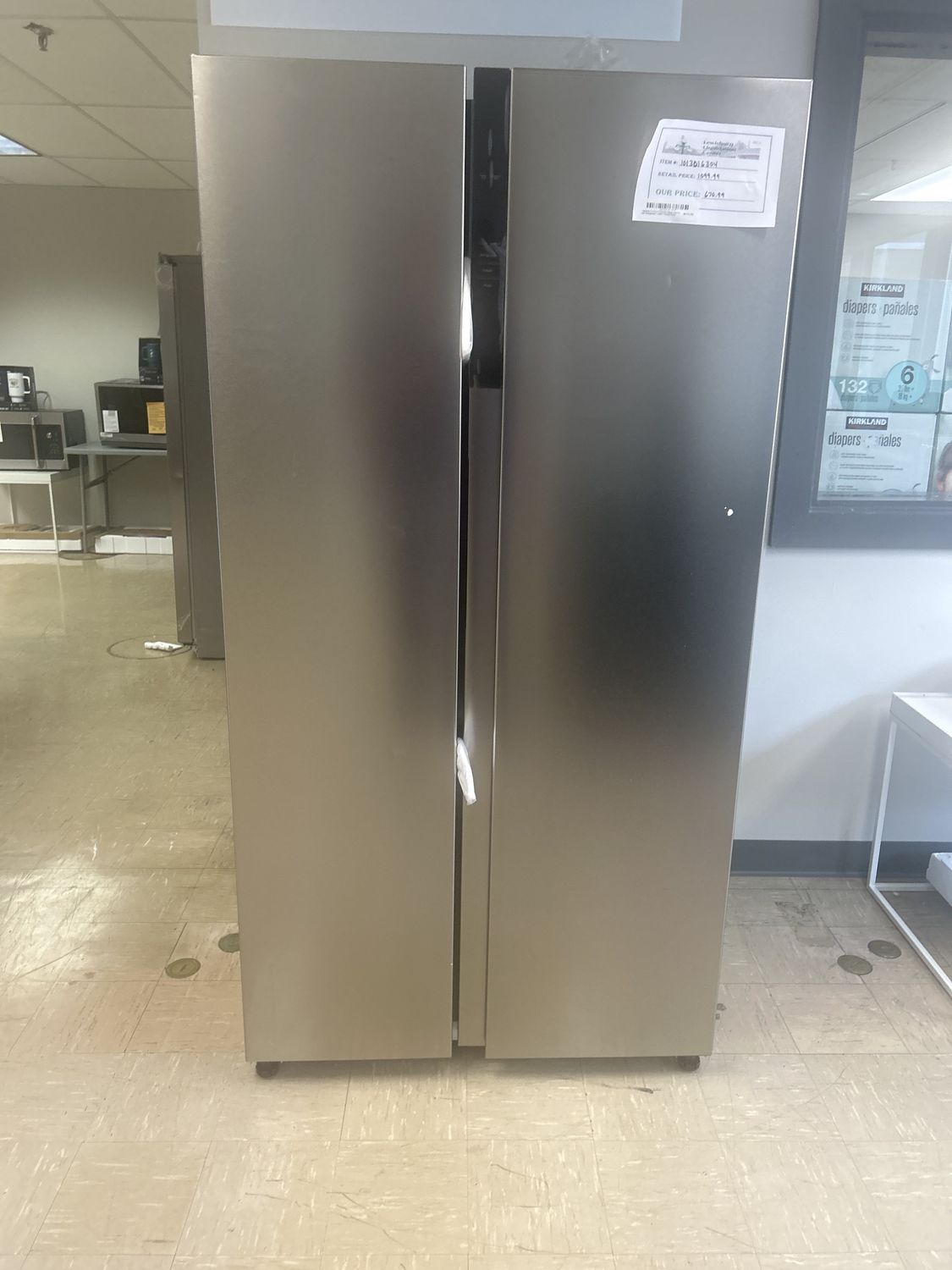 Frigidaire 21.4-Cu Ft Counter-Depth Side-by-Side Refrigerator